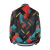 Men's Striped Trim Bomber Jacket