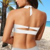 Custom Personalized Women's Halter Neck Bikini Top