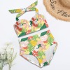 Women's Halter Neck Gather Chest Swimsuit (S52)