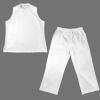 Custom Personalized Sleeveless Mock Neck Top & Wide Leg Cropped Pants Set