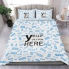 Personalized 3 Pieces Bedding Set