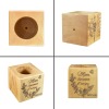 Mini Square Wooden Flower Pot (Made In USA)