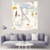 Polyester Peach Skin Wall Tapestry 51" x 60" (Made in Queen)