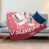 Custom Soft Fleece Throw Blanket(50"x40")