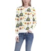 Women's All Over Print V-Neck Sweater (ModelH48)