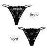 Custom Letter Lace G-String (C) (Back Customizing)(Made In USA)