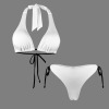 Custom Specialized Halterneck String Bikini Set