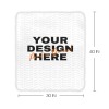 Custom Throw Blanket with Pompom Fringe(30"x40")