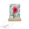 Acrylic Photo Frame with Square Colorful Light Stand 5"x7.5"