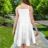 Custom Specialized Spaghetti Strap Tiered Girls Dress
