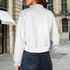 Custom Personalized Casual Long Sleeve Zip-Up Bomber Jacket