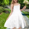 Custom Specialized Spaghetti Strap Tiered Girls Dress