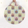 Circular Micro Fleece Blanket 60" inch