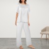 Custom Specialized Women's Pocket Short Sleeve&Long Pants Pajama Sets