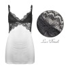 All-Over Print Women's Lace Trim Spaghetti Strap Nightdress