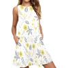 Sleeveless A-Line Pocket Dress (D57)