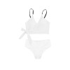 All-Over Print Women's Knot Side Bikini Swimsuit