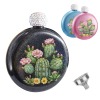 5oz Round Hip Flask (One-Sided Printing)