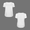 Custom Specialized Women's Round Neck Ruffle Sleeve Blouses