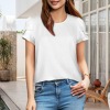 Custom Specialized Women's Round Neck Ruffle Sleeve Blouses