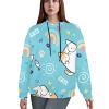 Women's All Over Print Hoodie (H61)
