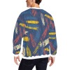 All Over Print Fleece Lined Sweatshirt for Men Model H18
