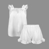 Custom Personalized Women's Ruffle Hem Pajama Sets
