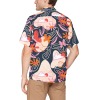 Men's All Over Print Hawaiian Shirt With Chest Pocket and Merged Design Model T58