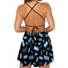Backless Lace-Up Dress