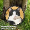 Round Pet Memorial Stone