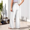 Custom Individualized Elastic High Waist Pocket Wide Leg Pants