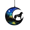 Custom Moon Dog Pendant-09 (Made In USA)