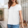 Custom Specialized Women's Round Neck Ruffle Sleeve Blouses