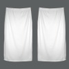 Custom Individualized Women's High Waist Maxi Split Skirt