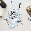 Drawstring Side One-Piece Swimsuit