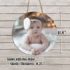 Round Wooden Door Sign 11.8''（Made In USA）