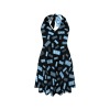 Sleeveless Halterneck Dress