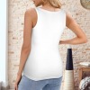 Custom Personalized Women's Solid Color Sleeveless Tank Top