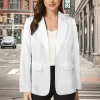 Custom Personalized Women's Open Front Casual Long Sleeve Blazer