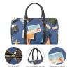 Large Capacity Travel Bag-Large (Black Long Patch) (1736)