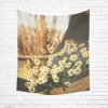 Cotton Linen Wall Tapestry 51"x 60" (Made in Queen)