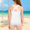 Girls' Cross-Back One-Piece Swimsuit