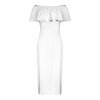 Women's Off-the-Shoulder Ruffled Maxi Dress