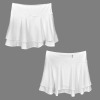 Custom Personalized High Waist Layered Ruffle Zip Pocket Sports Skirts