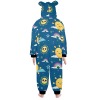 Unisex Zipper One-Piece Pajamas for Big Kids（Sets 22）