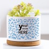 Personalized Ceramic Flowerpot