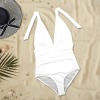 Women's Tie-Back Backless One-Piece Swimsuit
