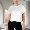 Custom Personalized Crop Split Back Sports Tops