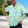 Men's All Over Print Hawaiian Shirt (T58)（Made In Queen）