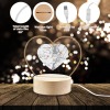 Custom Heart Shaped Acrylic Photo Panel